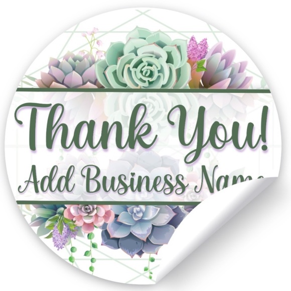 Thank You Sticker Labels - Picture 1 of 3